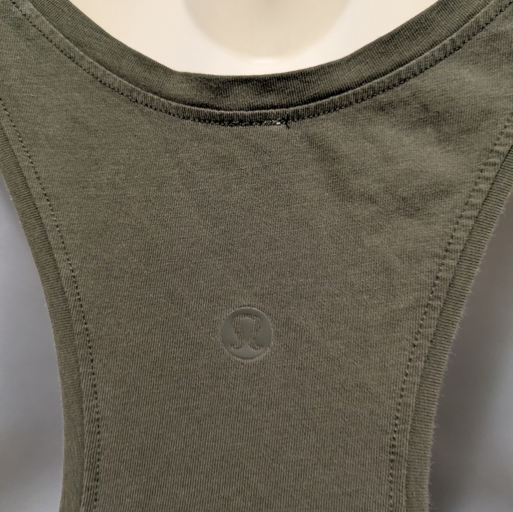 Lululemon Athletica Dark Green Tank Top Size Small - Picture 5 of 6